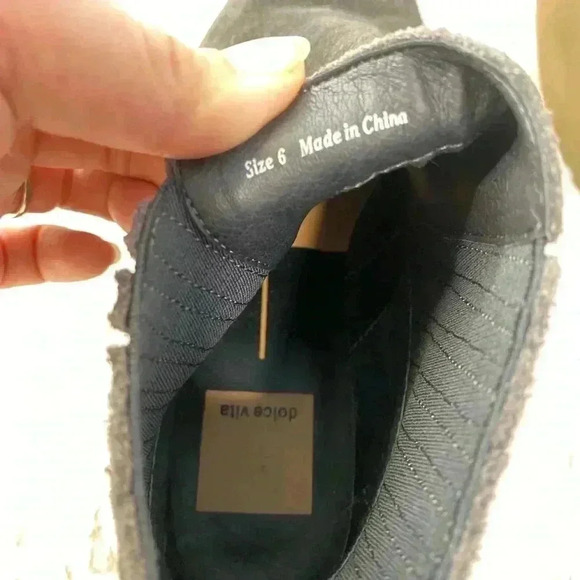 Dolce Vita Terra Charcoal Grey Suede Ankle Boots Size 6 - Picture 8 of 11